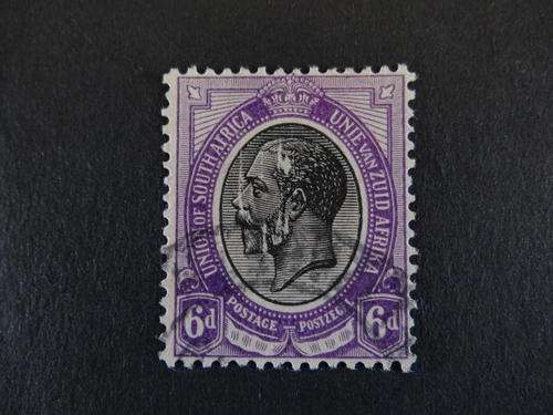 6d KINGS HEAD VARIETY.  GUM SPILLAGE.